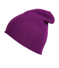 alt="Luksusowa czapka kaszmirowa burgundowa damska krasnal puszysta i ciepła"