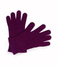 alt="Kaszmirowe rękawiczki z wzorem burgundowe-eleganckie i delikatne"