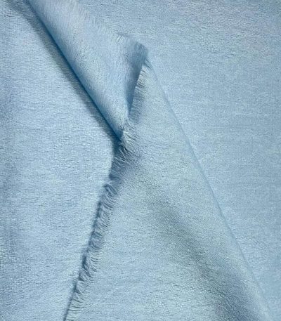 Szal z wełny naturalnej merino gołębi wschodni wzór paisley jednokolorowy 70x200